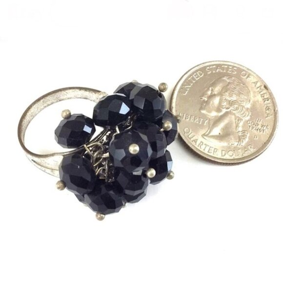 Cluster bead statement rings - Picture 9 of 9